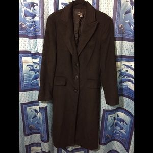 Zara Faux Suede Trench Coat Sz M